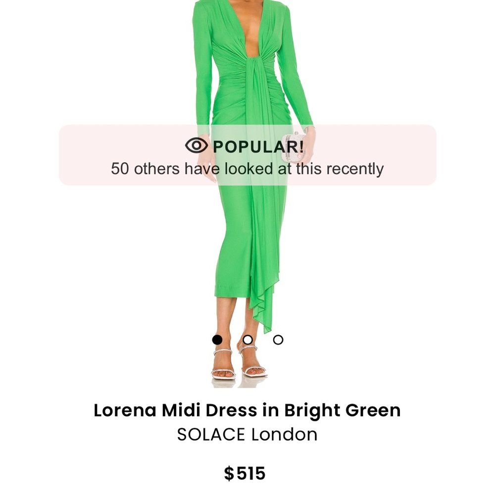 size small solace london dress. so gorgeous only worn once.